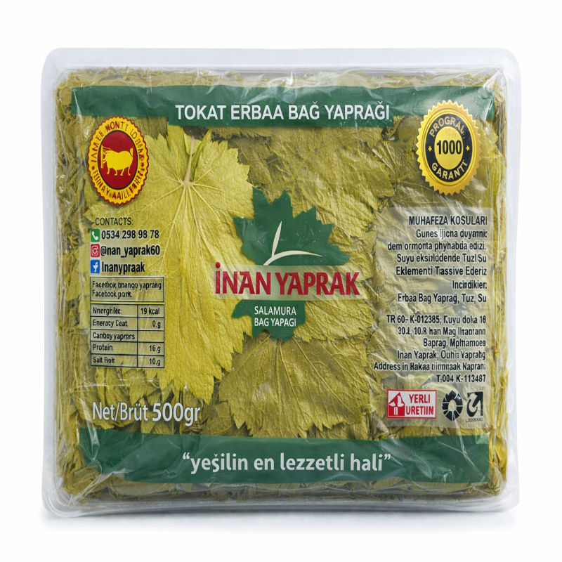 400 gr vakumlu Salamura  yaprak 