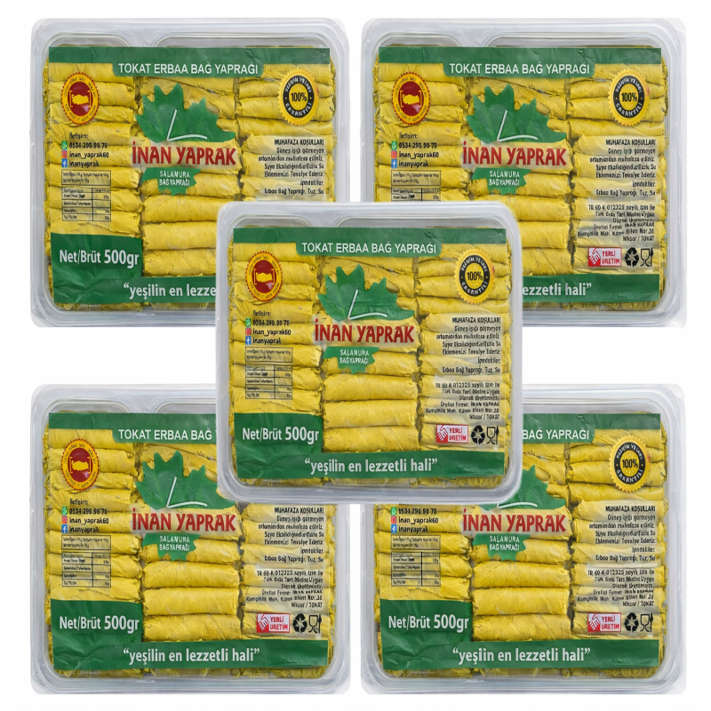 2.5 kg Hazır zeytin yağlı sarma 